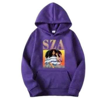 SZA Merch SOS Purpal Fleece Hoodie