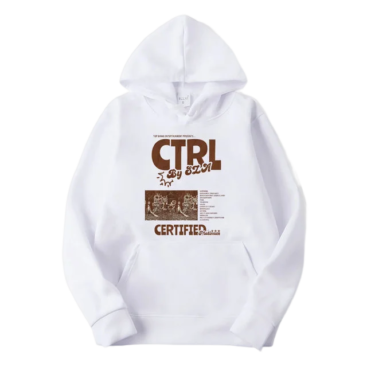 SZA Merch Ctrl White Hoodie