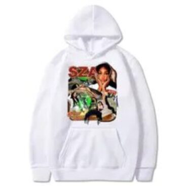 SZA Merch Good Days Graphics White Hoodie