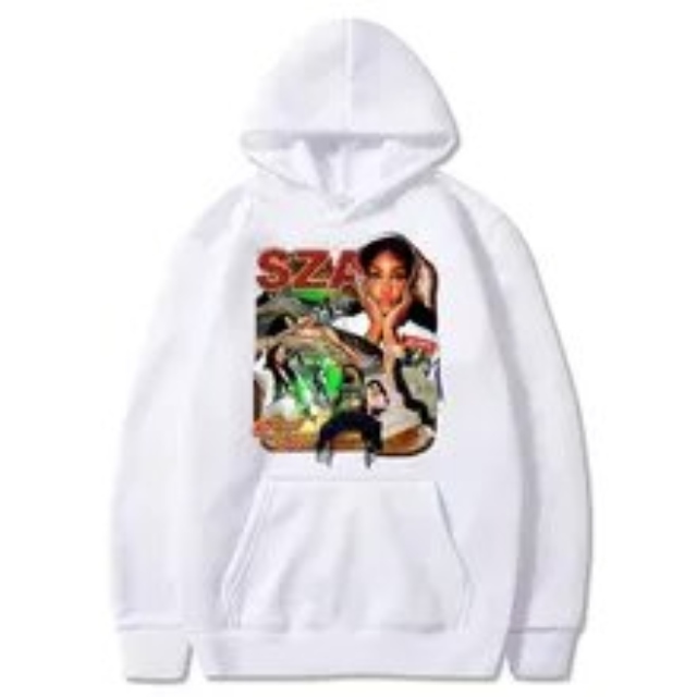 SZA Merch Good Days Graphics White Hoodie