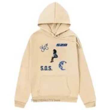 SZA SOS Merch Winter Cream Hoodie