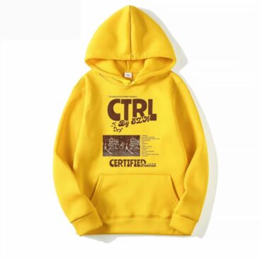 SZA Merch Ctrl Yellow Hoodie