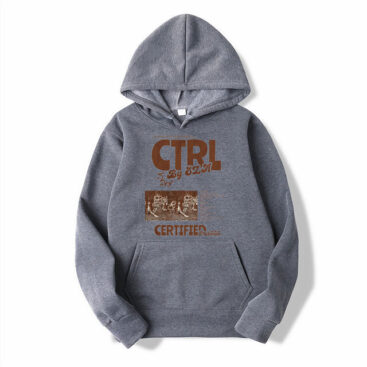 SZA Merch Gray Ctrl Hoodie