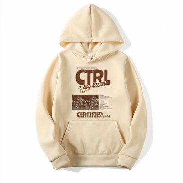 SZA Merch Ctrl Hoodie Cream